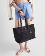 Prada Re-Edition 1978 Large Re-Nylon and Saffiano Leather Tote Bag - Image 6