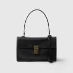 Prada Soft Sound Medium Leather Shoulder Bag