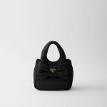 Padded Re-Nylon Mini-Bag With Bow