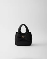 Padded Re-Nylon Mini-Bag With Bow