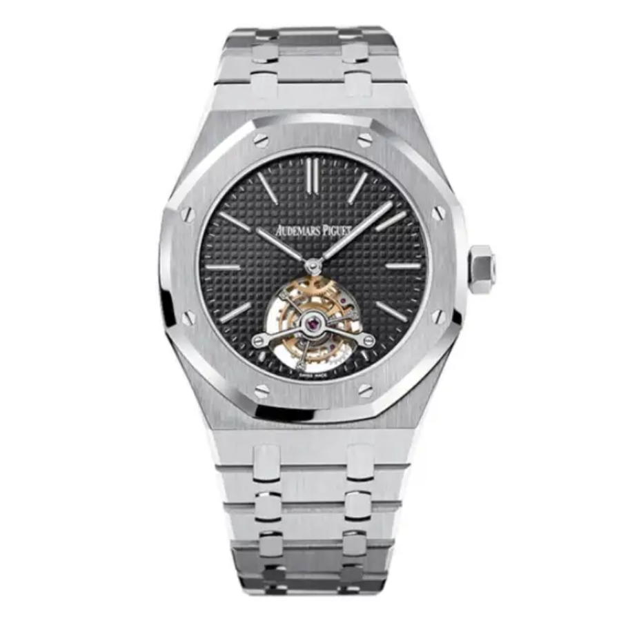 Audemars-Piguet-Royal-Oak-26512ST.OO_.1220ST.01-Tourbillon-Black-Dial-Replica-1.webp Audemars Piguet Royal Oak Tourbillon 26512ST "Black Dial" High Fidelity Replica - Image 1