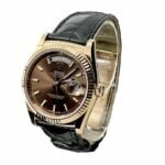 Rolex Day-Date 128238 "Black Leather" Super Accurate Clone - Image 2