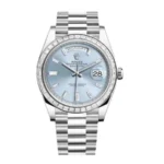 Rolex Day-Date 228396TBR "Ice Blue Baguette" Pro Clone 1:1