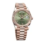 Rolex Day-Date 228235 "Everose Green Roman Dial" True to Original Copy - Image 2