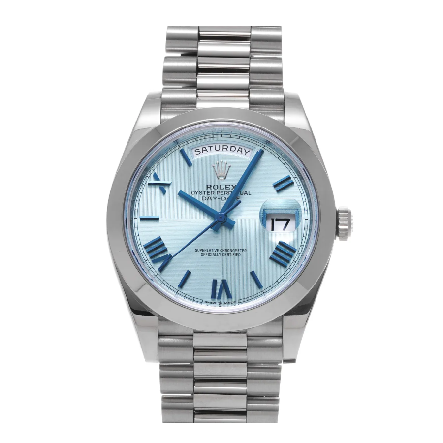 Rolex-Roman-Numerals-Replica.webp Rolex Day-Date 228206 "Roman Numerals" Handcrafted Clone Quality - Image 1