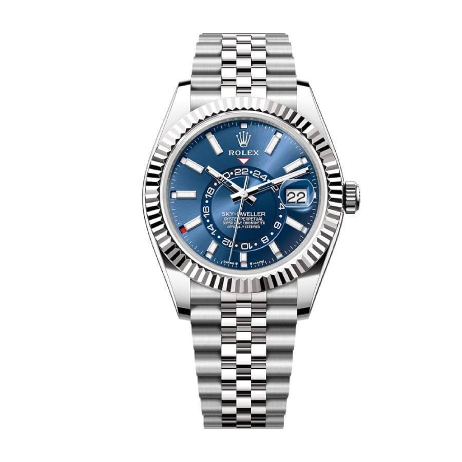 Rolex-Sky-Dweller.jpg Rolex Sky-Dweller 336934 "Steel & Blue" Ultra Detailed Clone - Image 1