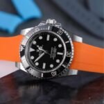 Rolex - Submariner -  Rubber Strap - Orange - Image 3
