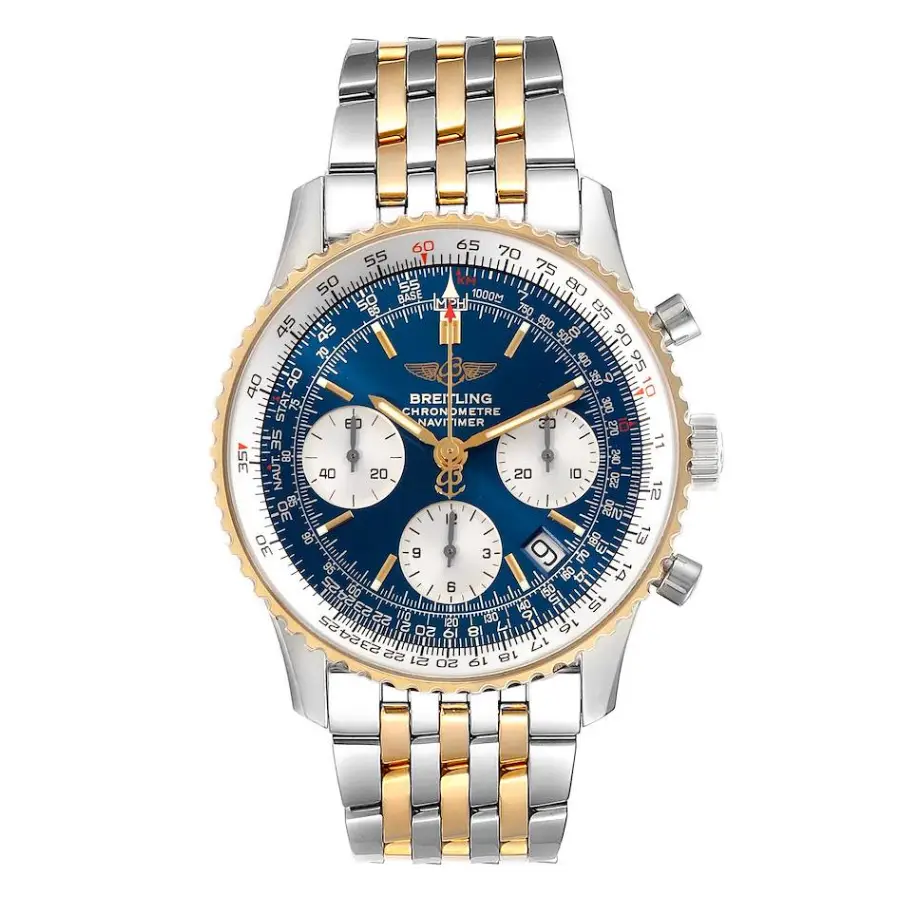 Yeni-Proje-2026-02-27T034600.292.webp Breitling Navitimer B01 Chronograph D23322 "Steel&Gold" Premium Clone - Image 1