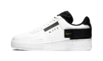 AJ FORCE 1 LOW DROP TYPE WHITE BLACK VOLT - Premium Quality Streetwear Sneaker