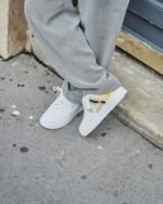 AJ FORCE 1 LOW DROP TYPE WHITE GOLD YELLOW - Premium Quality Streetwear Sneaker - Image 5