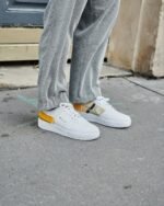 AJ FORCE 1 LOW DROP TYPE WHITE GOLD YELLOW - Premium Quality Streetwear Sneaker - Image 4