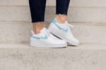 AJ FORCE 1 LOW LXX WHITE PINK AQUA - Premium Quality Streetwear Sneaker - Image 6