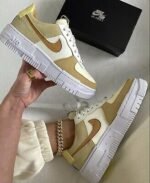 AJ FORCE 1 LOW PIXEL SAIL TAN - Premium Quality Streetwear Sneaker - Image 6