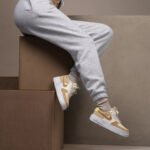 AJ FORCE 1 LOW PIXEL SAIL TAN - Premium Quality Streetwear Sneaker - Image 4