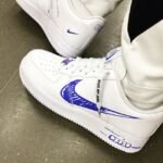 AJ FORCE 1 LOW SKETCH BLUE SWOOSH - Premium Quality Streetwear Sneaker - Image 4