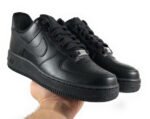 AJ FORCE 1 LOW TRIPLE BLACK - Premium Quality Streetwear Sneaker - Image 5