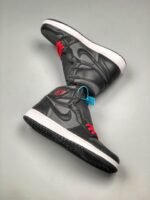 AJ Jordan 1 High OG Black Satin Black/Gym Red-Black-White - Premium Quality Streetwear Sneaker - Image 9