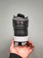 AJ Jordan 1 High OG Black Satin Black/Gym Red-Black-White - Premium Quality Streetwear Sneaker - Image 7