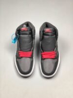 AJ Jordan 1 High OG Black Satin Black/Gym Red-Black-White - Premium Quality Streetwear Sneaker - Image 5