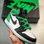 AJ Jordan 1 High OG Black/Lucky Green-White DZ5485-031 - Premium Quality Streetwear Sneaker