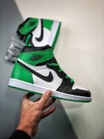 AJ Jordan 1 High OG Black/Lucky Green-White DZ5485-031 - Premium Quality Streetwear Sneaker - Image 2
