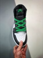 AJ Jordan 1 High OG Black/Lucky Green-White DZ5485-031 - Premium Quality Streetwear Sneaker - Image 6