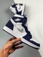 AJ Jordan 1 High OG CO.JP Midnight Navy DC1788-100 - Premium Quality Streetwear Sneaker - Image 2
