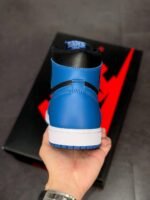 AJ Jordan 1 High OG Dark Marina Blue/Black-White 555088-404 - Premium Quality Streetwear Sneaker - Image 5
