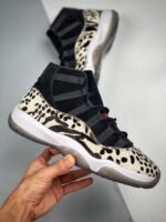 AJ Jordan 11 Animal Instinct Black/Red-Sail-White AR0715-010 - Premium Quality Streetwear Sneaker - Image 2