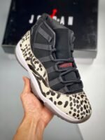 AJ Jordan 11 Animal Instinct Black/Red-Sail-White AR0715-010 - Premium Quality Streetwear Sneaker
