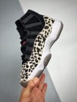 AJ Jordan 11 Animal Instinct Black/Red-Sail-White AR0715-010 - Premium Quality Streetwear Sneaker - Image 5