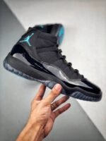 AJ Jordan 11 Black/Gamma Blue-Varsity Maize 378037-006 - Premium Quality Streetwear Sneaker - Image 3