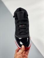 AJ Jordan 11 'Bred 2019' Black/White-Varsity Red 378037-061 - Premium Quality Streetwear Sneaker - Image 6