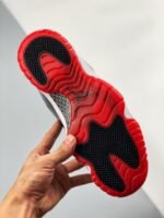 AJ Jordan 11 'Bred 2019' Black/White-Varsity Red 378037-061 - Premium Quality Streetwear Sneaker - Image 7