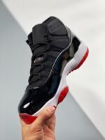 AJ Jordan 11 'Bred 2019' Black/White-Varsity Red 378037-061 - Premium Quality Streetwear Sneaker - Image 5