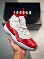 AJ Jordan 11 Cherry White/Varsity Red-Black CT8012-116 - Premium Quality Streetwear Sneaker
