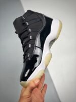 AJ Jordan 11 Jubilee 25th Anniversary Black/Clear-White-Metallic Silver - Premium Quality Streetwear Sneaker - Image 5