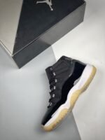 AJ Jordan 11 Jubilee 25th Anniversary Black/Clear-White-Metallic Silver - Premium Quality Streetwear Sneaker - Image 3
