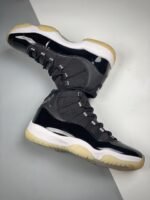 AJ Jordan 11 Jubilee 25th Anniversary Black/Clear-White-Metallic Silver - Premium Quality Streetwear Sneaker - Image 4