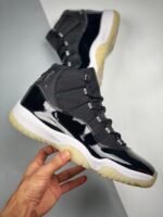 AJ Jordan 11 Jubilee 25th Anniversary Black/Clear-White-Metallic Silver - Premium Quality Streetwear Sneaker - Image 2
