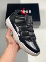 AJ Jordan 11 Low 72-10 Black/Gym Red/White/Sail AV2187 001 - Premium Quality Streetwear Sneaker