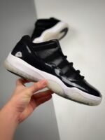 AJ Jordan 11 Low 72-10 Black/Gym Red/White/Sail AV2187 001 - Premium Quality Streetwear Sneaker - Image 2