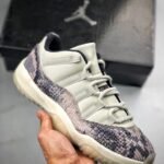 AJ Jordan 11 Low SE Snakeskin Light Bone/University Red-Sail-Black CD6846-002 - Premium Quality Streetwear Sneaker