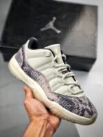 AJ Jordan 11 Low SE Snakeskin Light Bone/University Red-Sail-Black CD6846-002 - Premium Quality Streetwear Sneaker