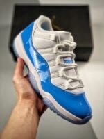 AJ Jordan 11 Low UNC White/University Blue 528895-106 - Premium Quality Streetwear Sneaker