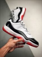 AJ Jordan 11 Low White Bred AV2187-160 - Premium Quality Streetwear Sneaker - Image 3
