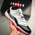 AJ Jordan 11 Low White Bred AV2187-160 - Premium Quality Streetwear Sneaker