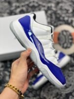AJ Jordan 11 Low White/Black-Concord - Premium Quality Streetwear Sneaker - Image 2