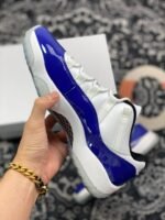 AJ Jordan 11 Low White/Black-Concord - Premium Quality Streetwear Sneaker - Image 4