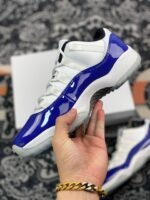 AJ Jordan 11 Low White/Black-Concord - Premium Quality Streetwear Sneaker - Image 8